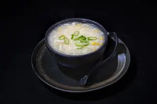 Zuppa pollo e mais