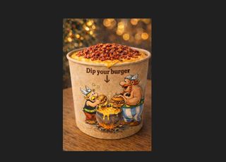 დიდი ყველის სოუსი ბეკონით