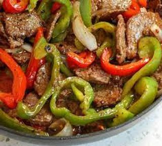 Beef in Green Pepper