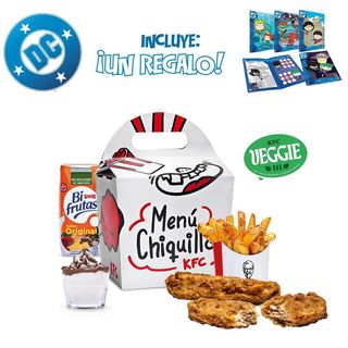 Menú Infantil 2 Tiras Veggie