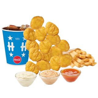 Пилешки хапки (15бр) меню