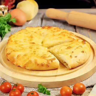 Хачапури с тройным сыром