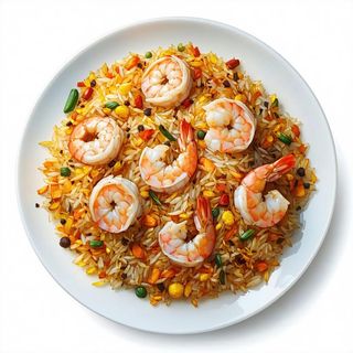 23 Prawn biryani
