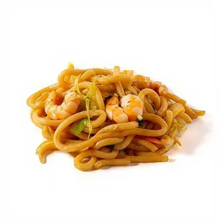 64.- Yakiudon Con Gambas