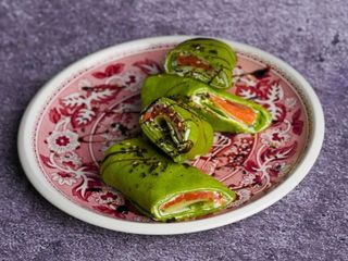 Шпинатні налисники з лососем (NEW)