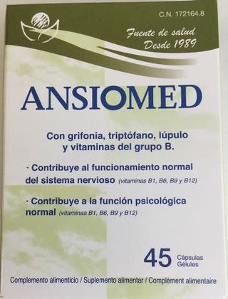 Ansiomed 45 Càpsules (Per Ansietat)