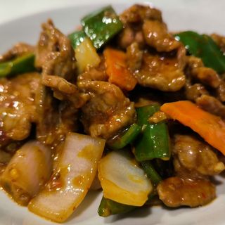 ternera con salsa de ostras