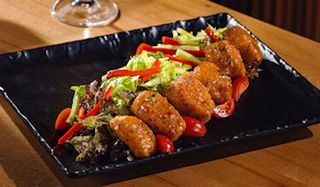 ორაგული პანკოში ქინძის ჯემით