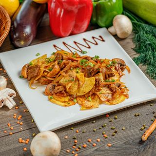 Картофель по-домашнему с мясом