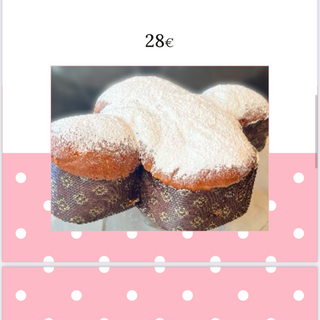 COLOMBA PANDORATA  SENZA GLUTINE E SENZA LATTOSIO