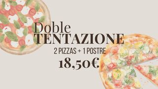 Doble Tentazione con postre