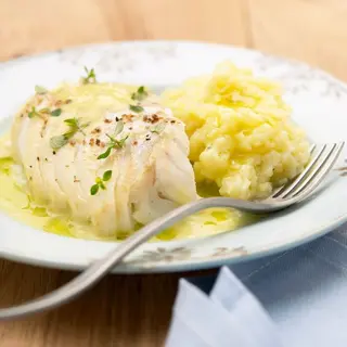 Mashed Potatoes and Fish
