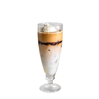 Latte mrożone z lodami