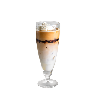 Latte mrożone z lodami