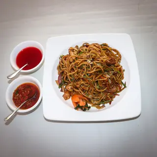 Chicken Fried Fried Noodles