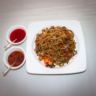 Chicken Fried Fried Noodles