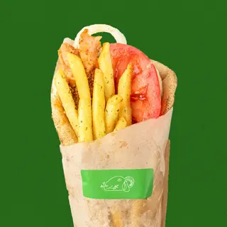 Tradycyjny gyros z kurczaka