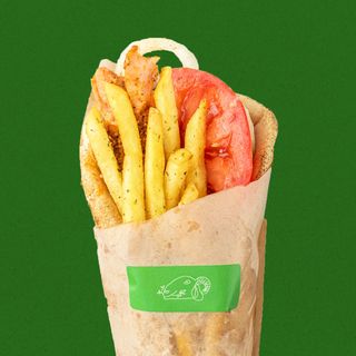 Tradycyjny gyros z kurczaka