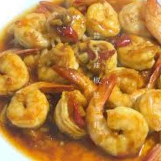 Gambas Con Salsa De Curry
