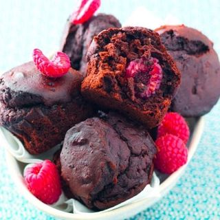 Brioșe cu ciocolată