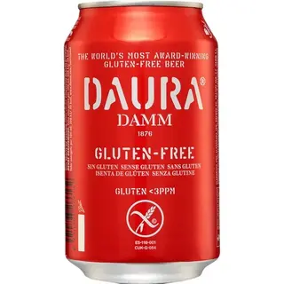 Cerveza Daura sin glúten 330 ml.