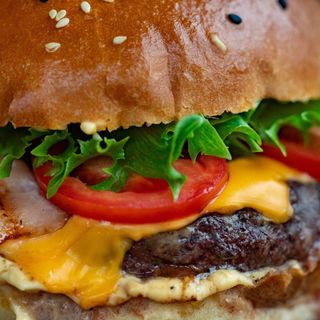 Havana burger + pomfrit + Coca-Cola