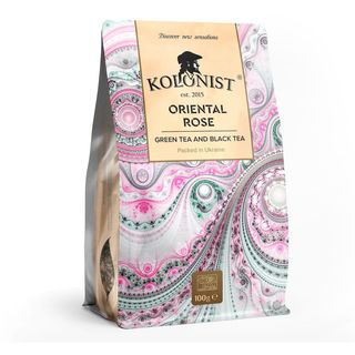 Чай Kolonist Чорний Та Зелений Oriental Rose 100 Грам