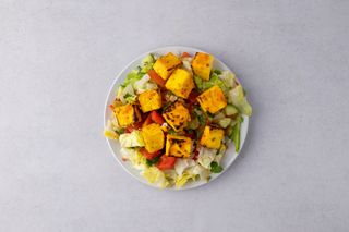 Paneer tikka salad                                       