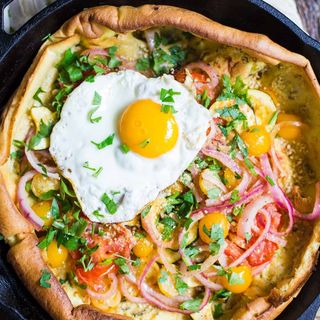 Savoury Dutch baby