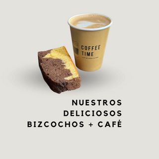 Menú Bizcocho y un café 