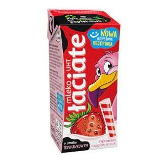 Łaciate Mleko Uht O Smaku Truskawkowym 200ml