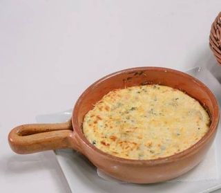Cremă de brânză cu anghinare la cuptor