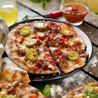 Pizza Viande Hachée À La Mexicaine