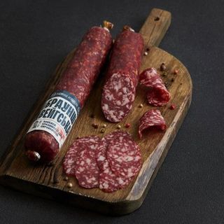 Ковбаса сирокопчена "Брауншвейгська", 300г (13557)