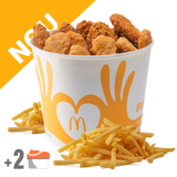 12 McNuggets& 8 Aripi Crispy Bucket