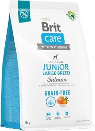 Brit Care Grain-free Junior Large Salmon Karma Z Łososiem 3kg