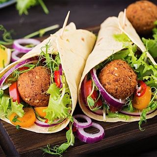 Piadina falafel