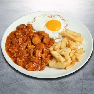 Combinado de Carne con Tomate