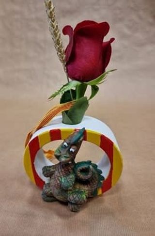 Rodona Drac Amb Rosa