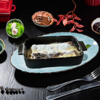 Clătite cu brânză și stafide la cuptor