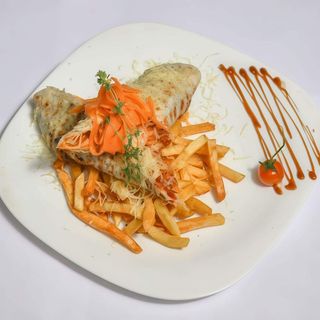 Tortilja sa piletinom + Sok