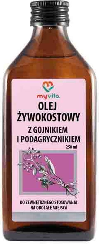 Olej żywokostowy z gojnikiem i podagrycznikiem 250 ml MyVita