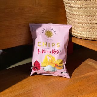 Chips Con Rosa Y Sal