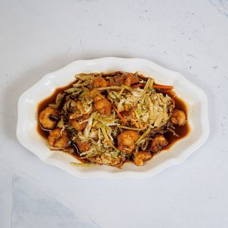 Rižini rezanci sa škampima