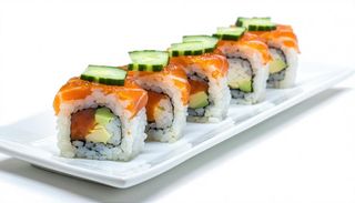 Uramaki crunch sake - 4 pezzi