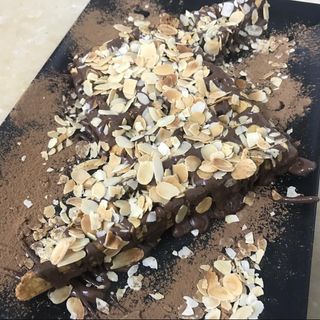 Gaufre nutella amandes