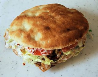 Panino döner kebab