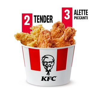 2 Tender Croccanti + 3 Alette piccanti