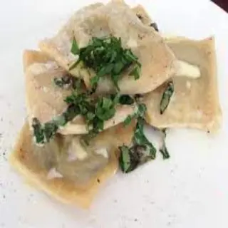 Raviolis de espinacas al gusto