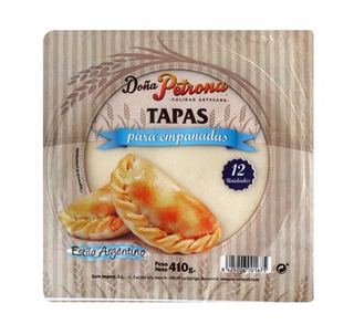 Tapas De Empanadas "Doña Petrona" 14Cm, 12 Unidades